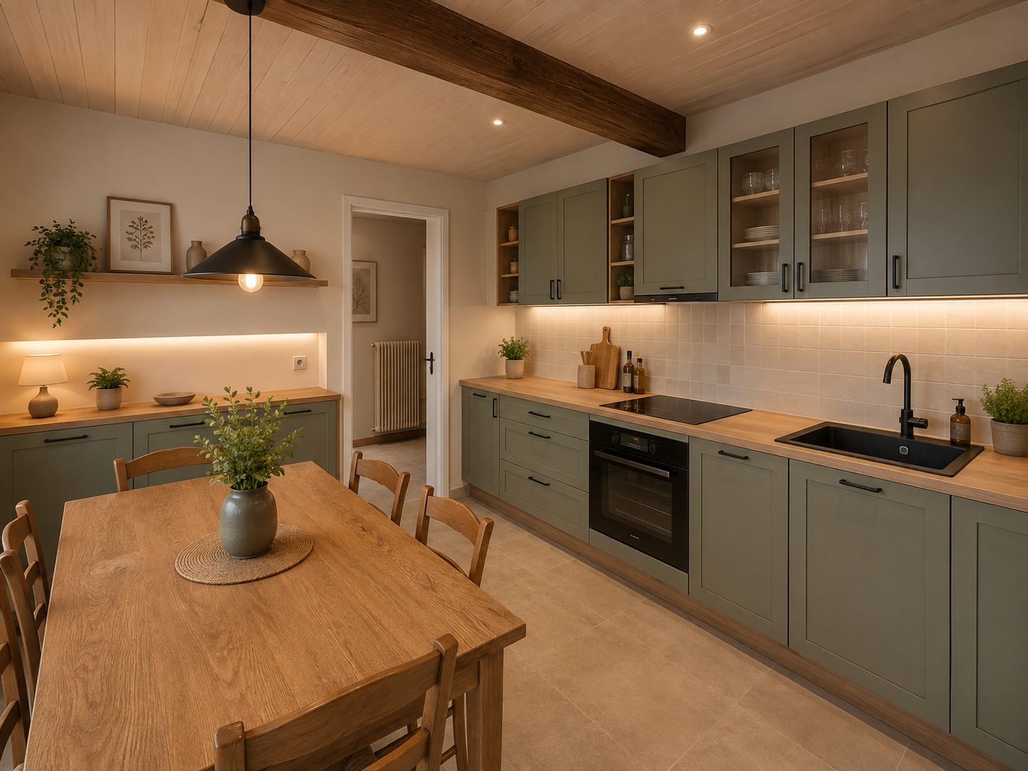 Maison de plain-pied avec fort potentiel   94 m2 sur 6,9 ares à Geudertheim